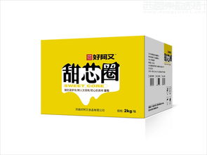 好阿又食品公司甜芯圈手撕棒面包休閑食品包裝設(shè)計(jì)案例圖片 西風(fēng)東韻